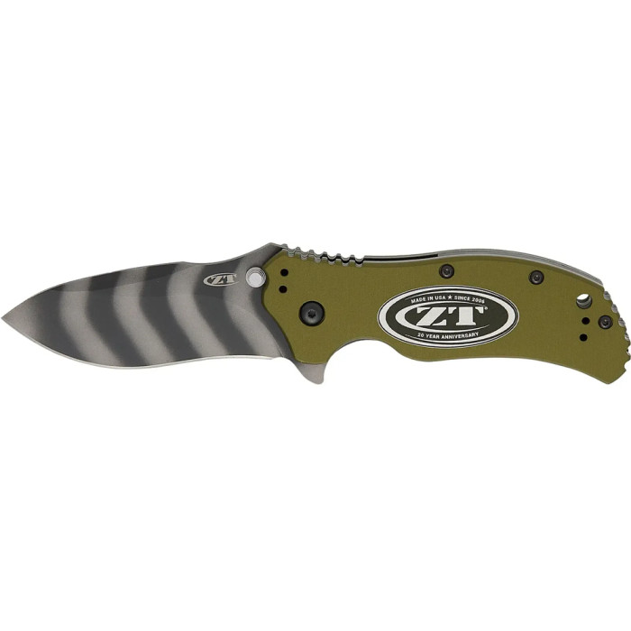 Ніж ZT 0350 20th Anniversary Olive