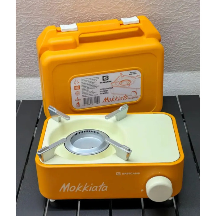 Портативна газова плитка Base Camp Camping Stove Mokkiata, Orange (BCP 51520) 