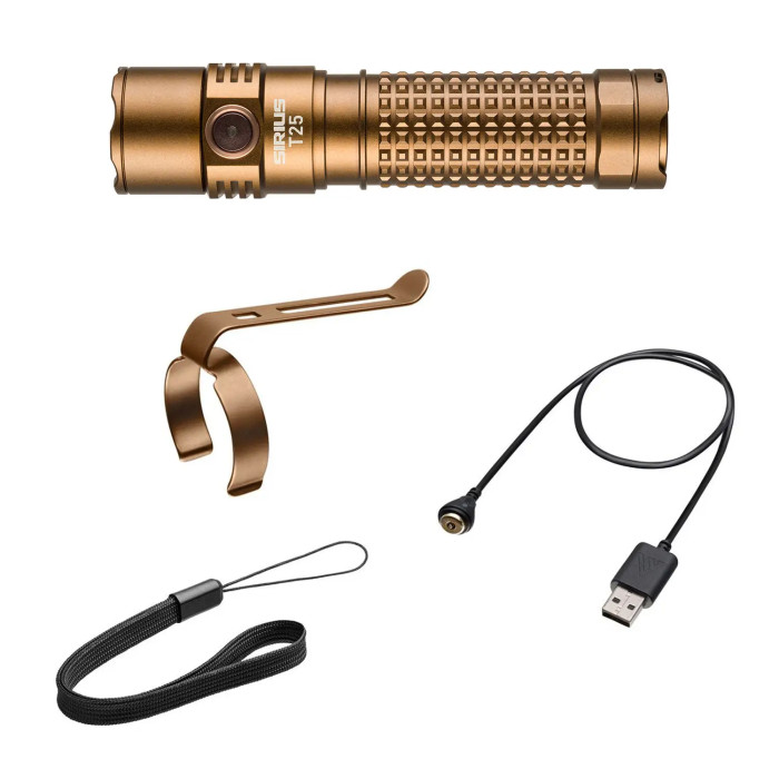 Ліхтар тактичний Mactronic Sirius T25 (2500 Lm) USB Rechargeable (THH0172) 