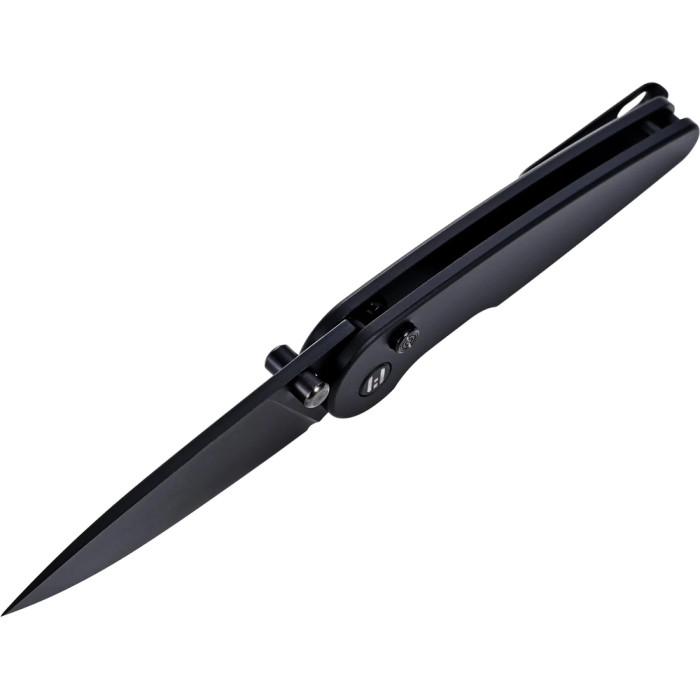 Ніж Hightron Birdidi, D2, алюміній, чорний, чорний клинок 