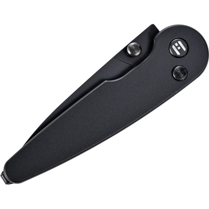 Ніж Hightron Birdidi, D2, алюміній, чорний, чорний клинок 