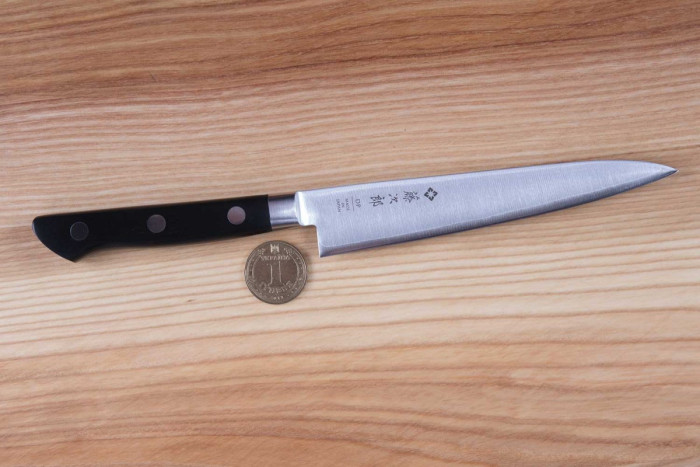 Ніж кухонний Сталь з покриттям Tojiro VG10 з подушкою для ножа 150 мм F-802 