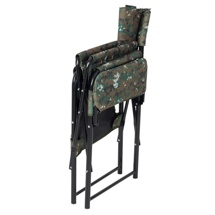 Складаний стілець Vitan з м'якою полицею економ d25 мм (камуфляж Бірюза) 