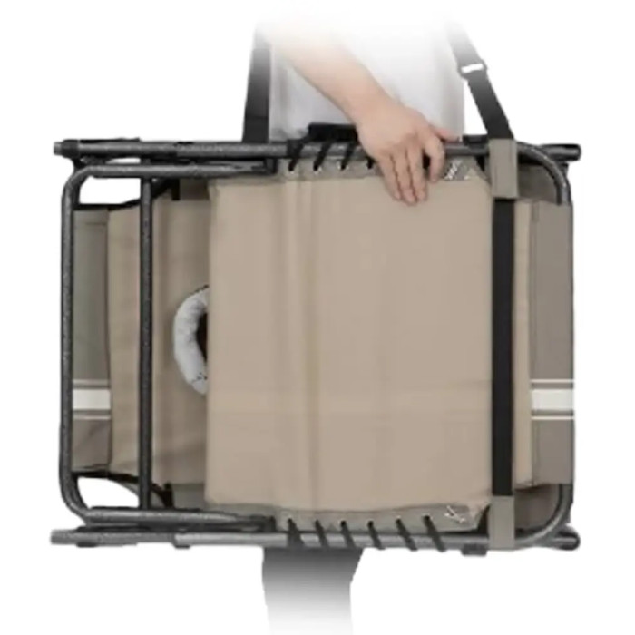 Шезлонг KingCamp Magnolia B10 Plus grey/white 