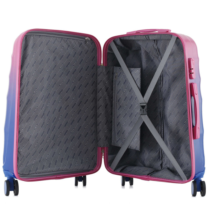 Валіза Semi Line 25" (M) Rose/Blue Gradient (T5650-2) 