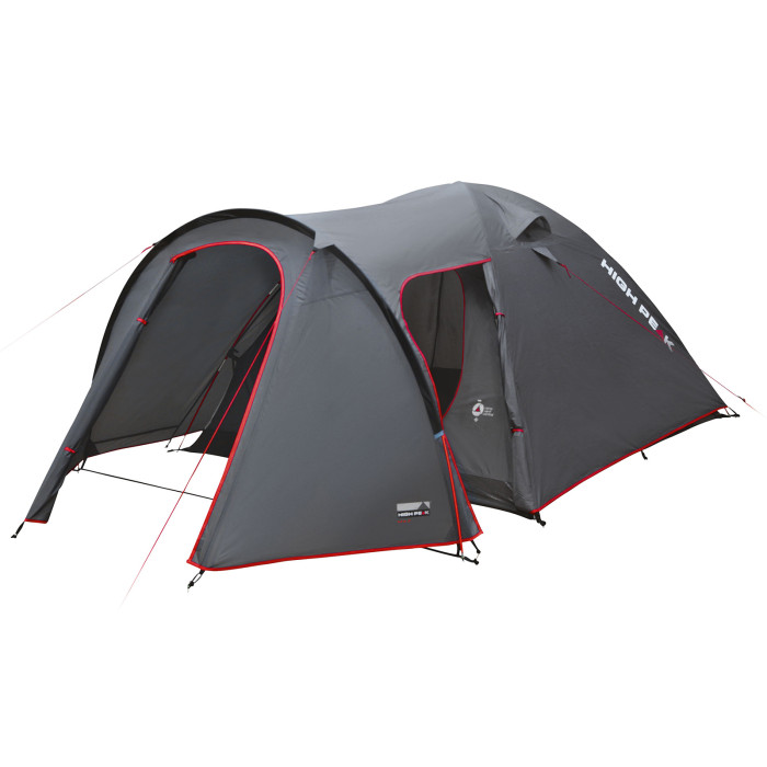 Намет High Peak Kira 3 Dark Grey /Red 