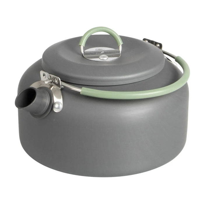 Набір посуду Bo-Camp Explorer XL 4 Pieces Hard Anodized Grey/Green (2200249) 