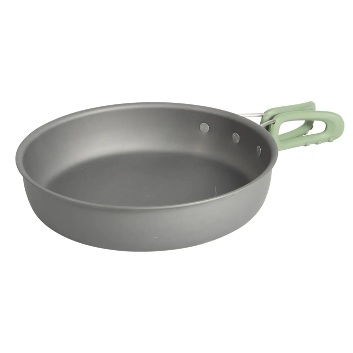 Набір посуду Bo-Camp Explorer XL 4 Pieces Hard Anodized Grey/Green (2200249) 