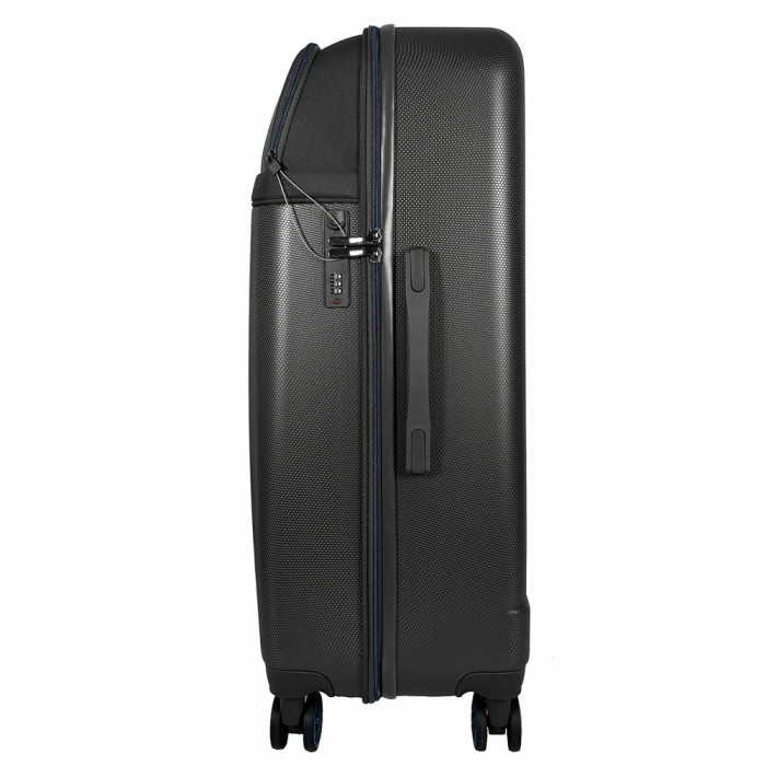 Валіза Semi Line 28" (L) Dark Brown/Blue Line (T5736-3)