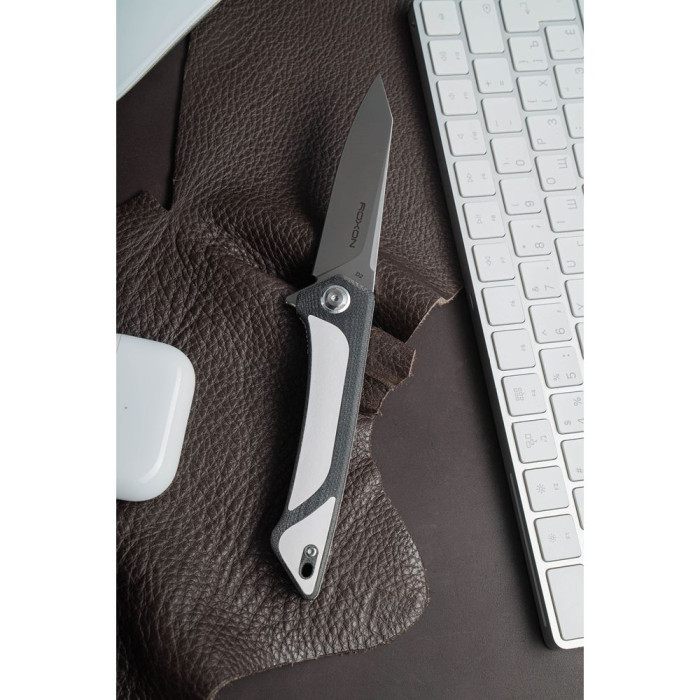 Ніж складний Roxon K2 лезо D2, Білий 