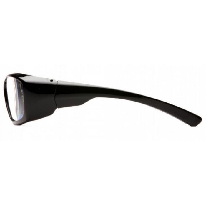 Окуляри Pyramex Emerge Black RX-able (clear) прозорі в чорній оправі 