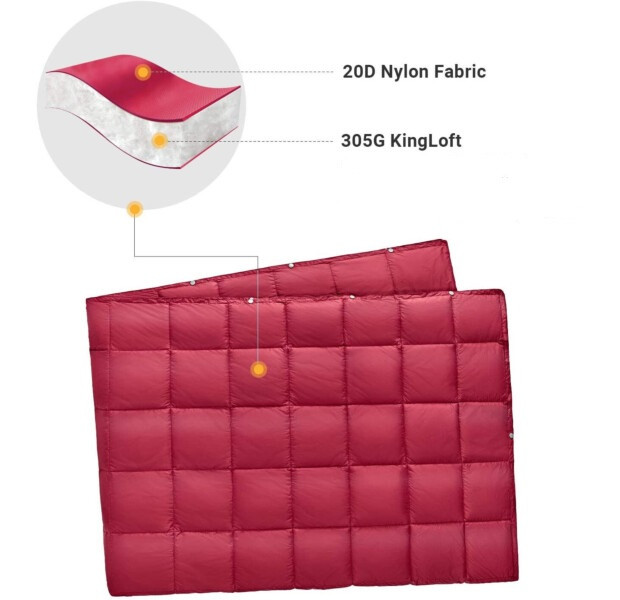 Спальний мішок KingCamp SMART 540 (KS2013) L WINE 