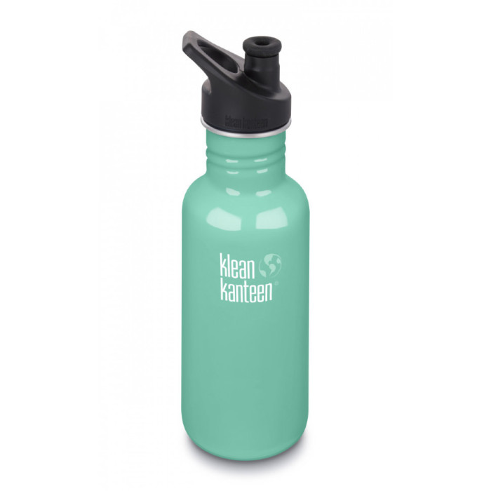 Спортивна пляшка для води Klean Kanteen Classic Sport Cap 532 мл (бірюзова) 