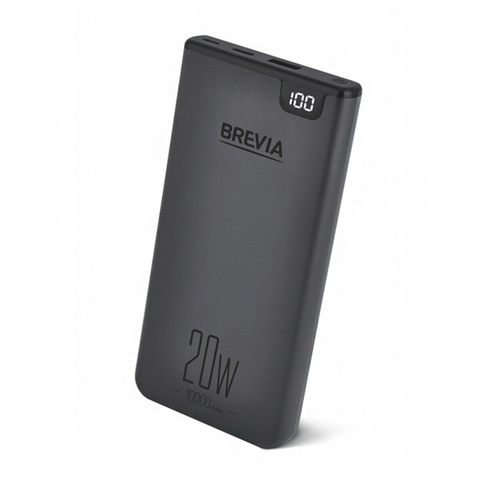 Повербанк (Power Bank) Brevia 10000mAh 20W Li-Pol, LCD 