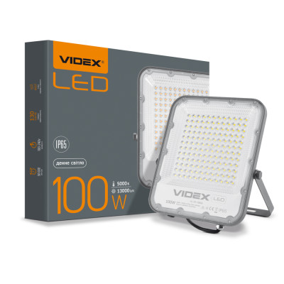 Прожектор VIDEX 100W 5000K 220V IP65 (VL-F2-1005G)