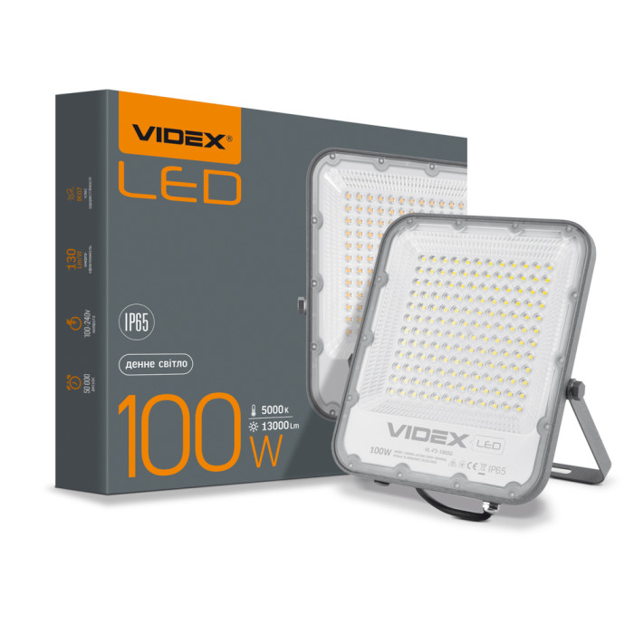 Прожектор VIDEX 100W 5000K 220V IP65 (VL-F2-1005G) 