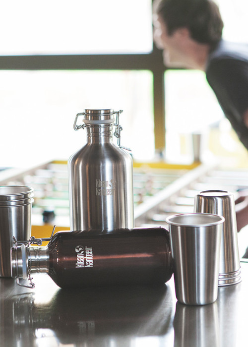 Фляга Klean Kanteen Growler Brushed Stainless 1182 мл 