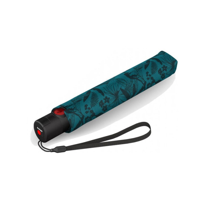 Парасолька Knirps U. 200 Renew Blue Авто /складаний /6спіц /D97x26см 