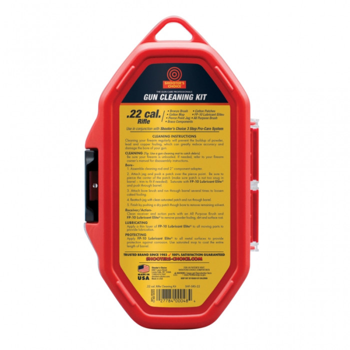 Набір д /чищення Shooters Choice .22 калібр 
