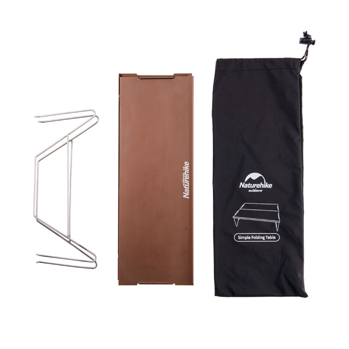 Складаний столик похідний Naturehike Compact Table 340х250 мм champagne gold NH17Z001-L 