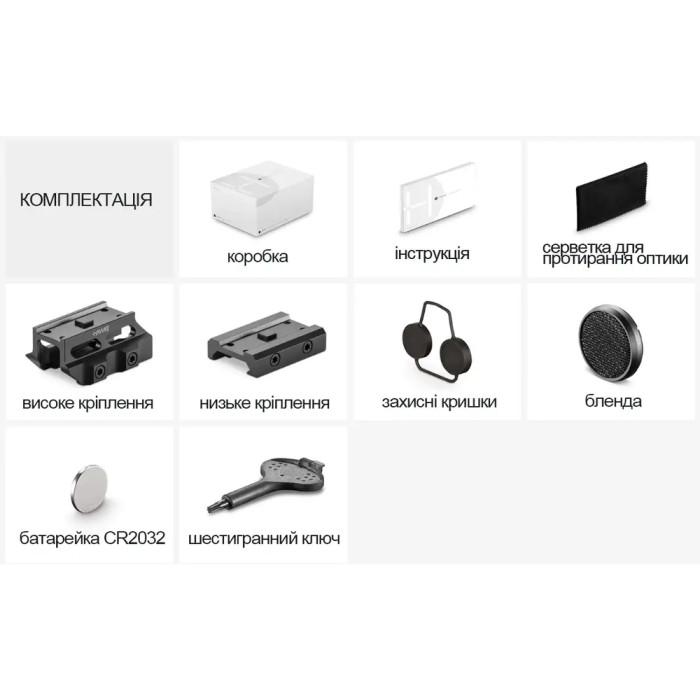 Приціл призматичний Hawke Prism Sight 4x24 сітка 5,56 BDC Dot 