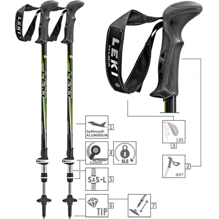 Трекінгові палиці Leki Cristallo AS 