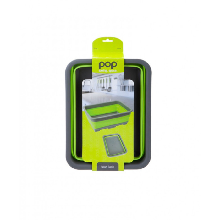 Складна раковина Summit Pop Folding Wash Basin Lime /Grey 