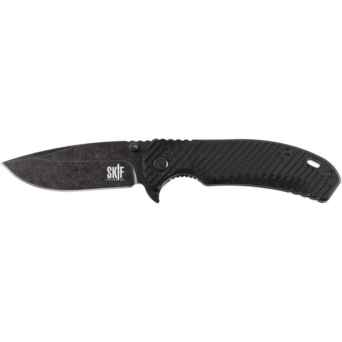 Ніж Skif Sturdy II Black Stonewash чорний 420seb 