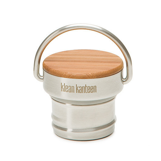 Сталева кришка з бамбуком Klean Kanteen Stainless Unibody Bamboo Cap (1000625) 