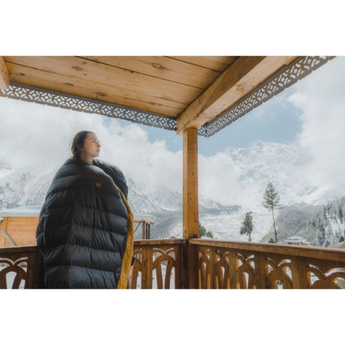 Спальник пуховий Turbat NOX 400 legion blue - 195 см - синій 