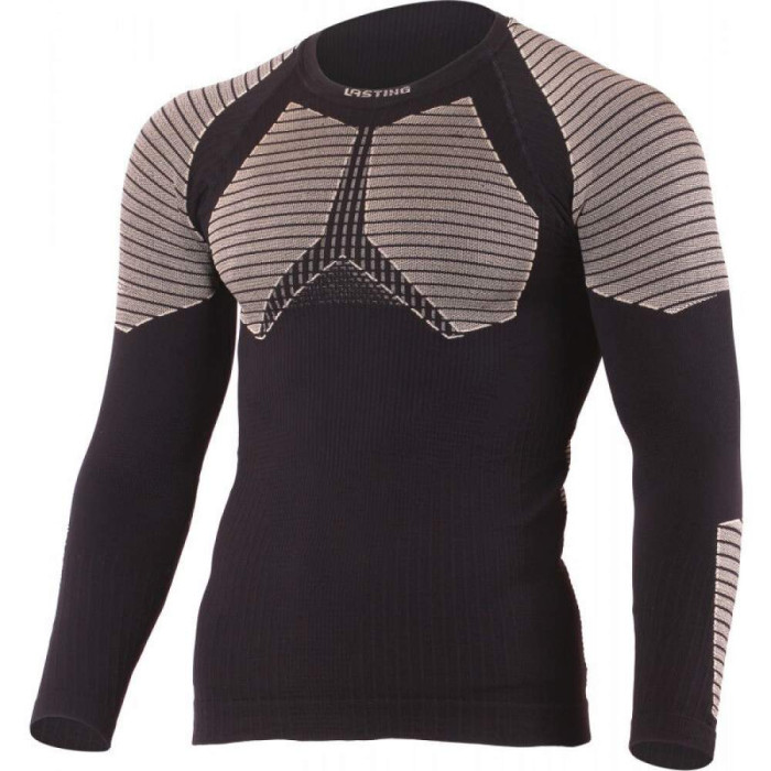 Термофутболка WEROLO 9070 чорно-сірий, чоловіча, XXL/XXXL 