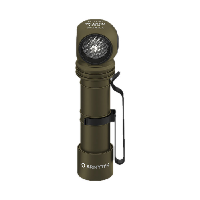 Ліхтар Armytek Wizard C2 Pro Olive v4 Magnet USB+ABM01+18650 XHP50.2 White 