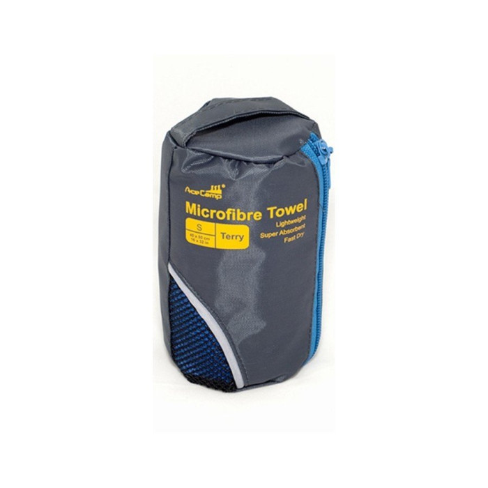 Рушник AceCamp Microfibre Terry blue, S 