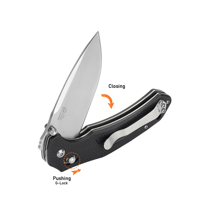 Ніж Firebird by Ganzo F7611, чорний 