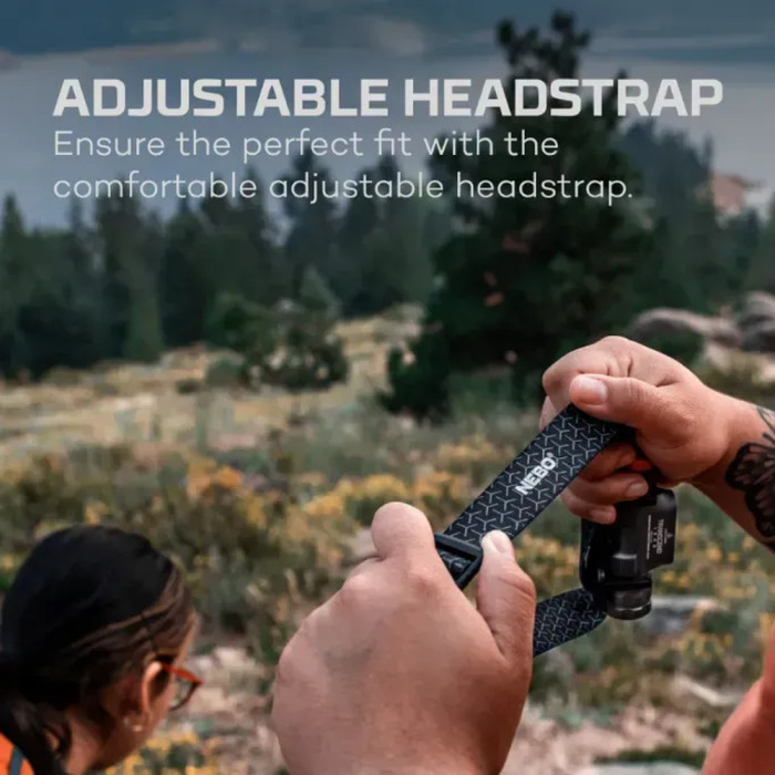 Налобний ліхтар Nebo Transcend 1500 люмен (NB NEB-HLP-1001-G) 