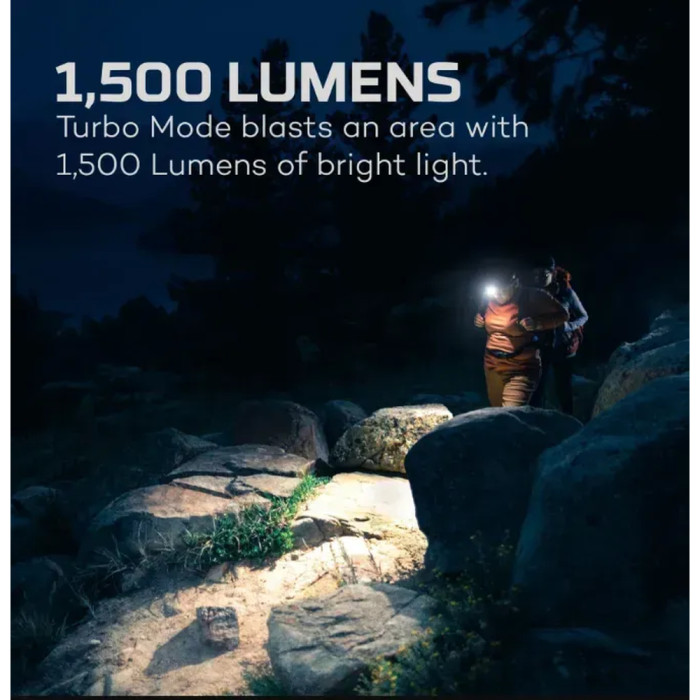 Налобний ліхтар Nebo Transcend 1500 люмен (NB NEB-HLP-1001-G) 