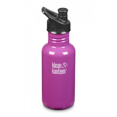 Спортивна пляшка для води Klean Kanteen Classic Sport Cap 532 мл (лілова)