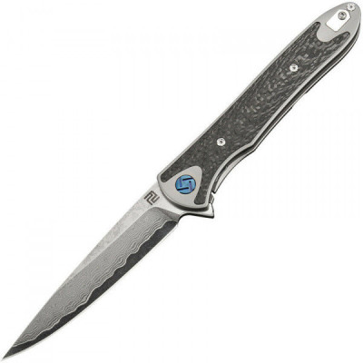 Ніж Artisan Shark Damascus Titanium (Gray)