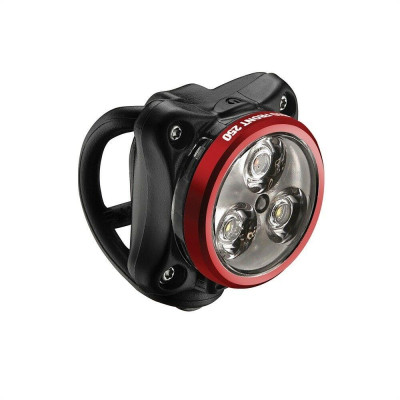 Фара передняя Lezyne ZECTO DRIVE FRONT LIGHT 250 люменов Y13 красная