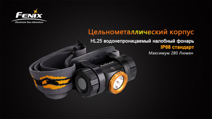 Фонарь Fenix HL25 XP-G2 (R5), серый