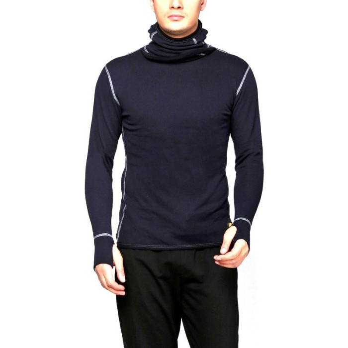 Огнестойкое худи Aclima Work X-Warm Hood Sweater DarkNavy, L  