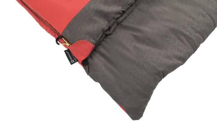 Спальный мешок Outwell Celebration Lux/+4°C красный Left (230361)  