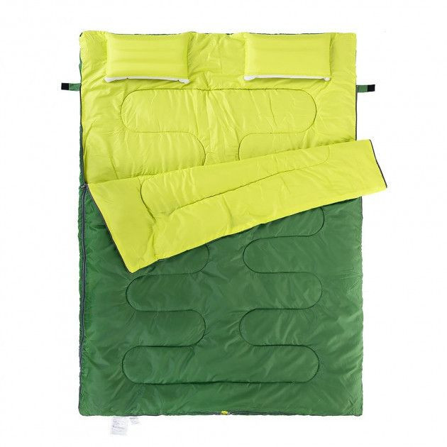 Спальный мешок Naturehike Double Sleeping Bag with Pillow SD15M030-J зеленый 