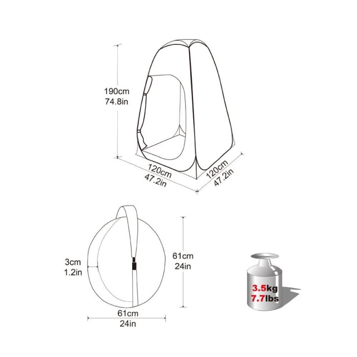 Мульти-тент KingCamp Multi Tent (KT3015), Green  
