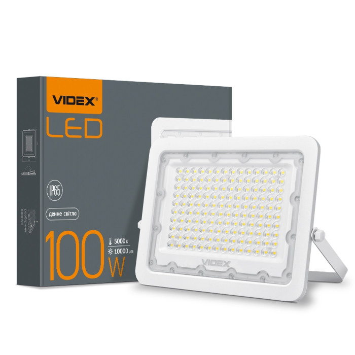 Прожектор VIDEX 100W 5000K 220V White (VL-F2e-1005W)  