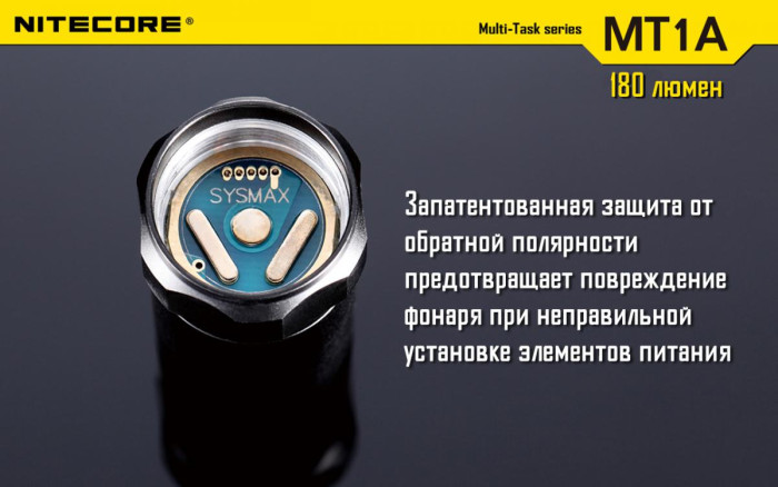 Карманный фонарь Nitecore MT1A, 180 люмен  