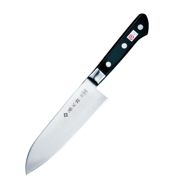 Нож кухонный Tojiro VG10 Clad Steel with Bolster Santoku 170mm F-503 