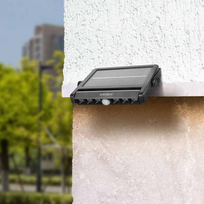 Светильник автономный настенный Videx VL-WLSO-025-S IP54 600Lm 5000K сенсорный  