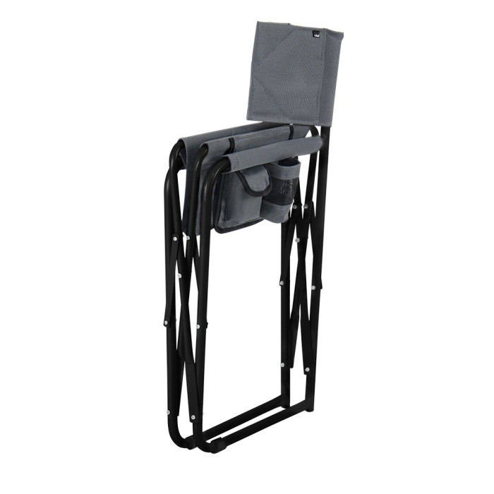 Складной стул Vitan Режиссерский без полки, d 20мм (серый меланж)  