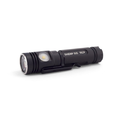 Туристический фонарь Яркий Луч YLP SHERP S15, черный, Cree XM-L2, XP-G3